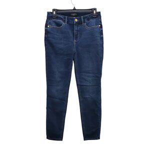 Talbots Petite Flawless Five Pocket Jegging Dark Wash Stretch High Rise Jeans 6P